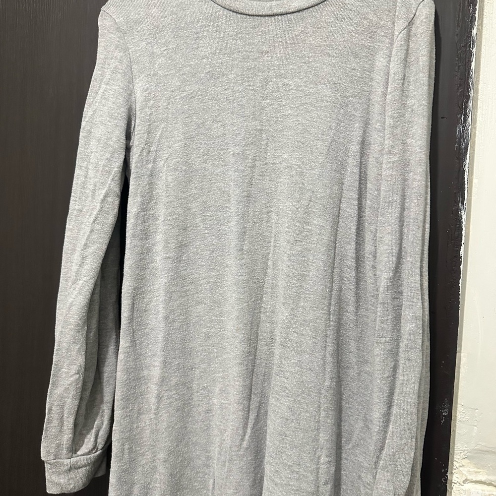 Reformation Heather Gray Knit dress
